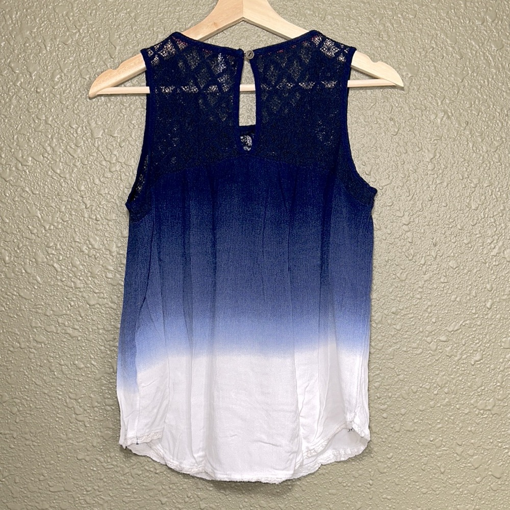 XHILARATION Women’s Boho Style Ombré Tank - Picture 2 of 8